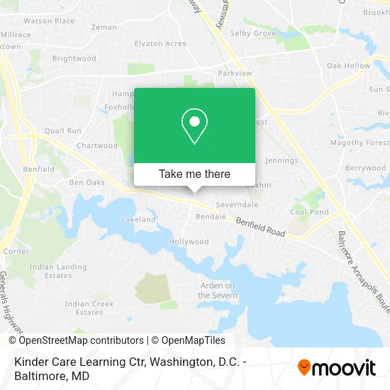 Kinder Care Learning Ctr map