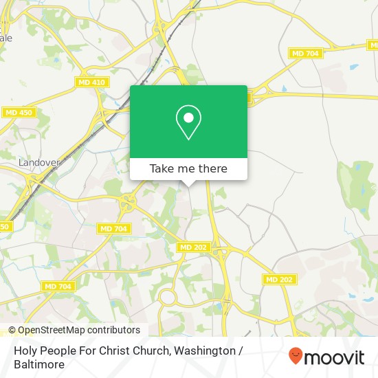 Mapa de Holy People For Christ Church