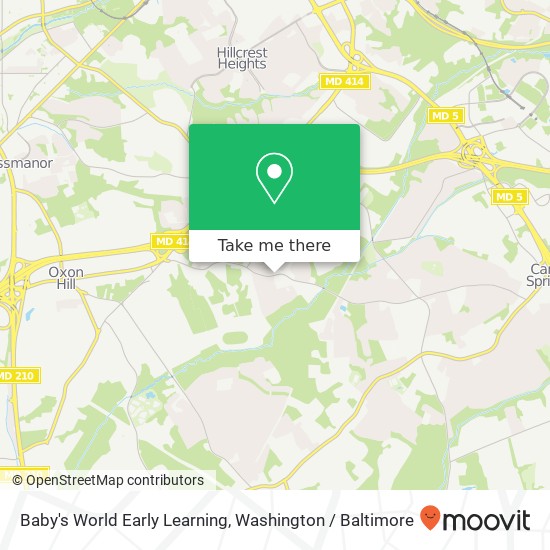 Baby's World Early Learning map