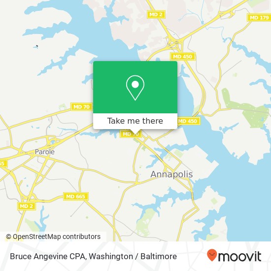 Bruce Angevine CPA map