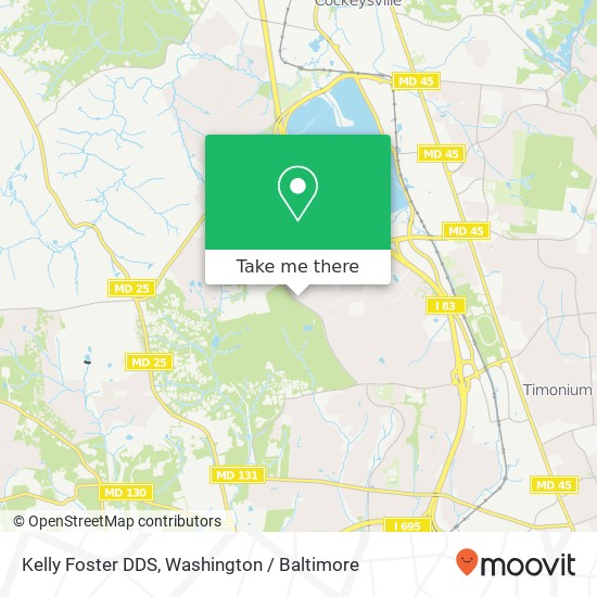 Mapa de Kelly Foster DDS