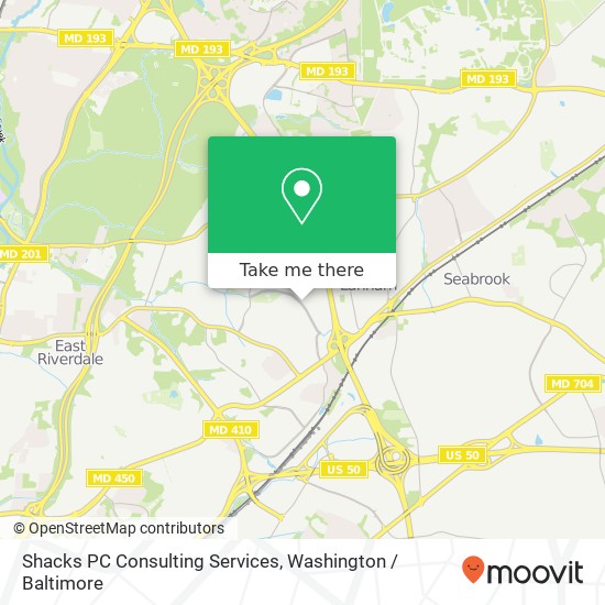 Mapa de Shacks PC Consulting Services
