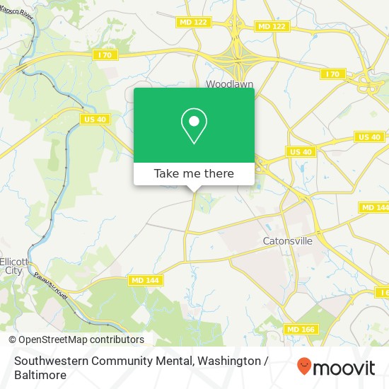 Mapa de Southwestern Community Mental