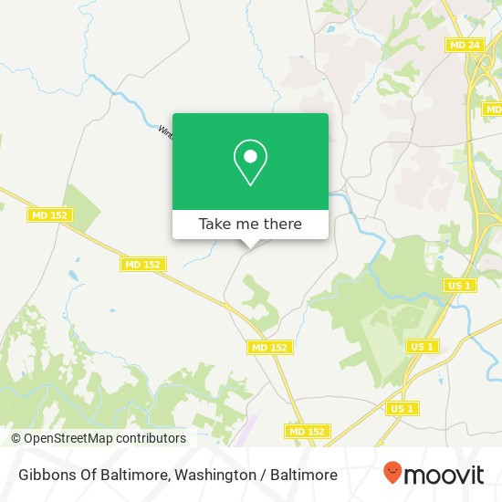 Mapa de Gibbons Of Baltimore