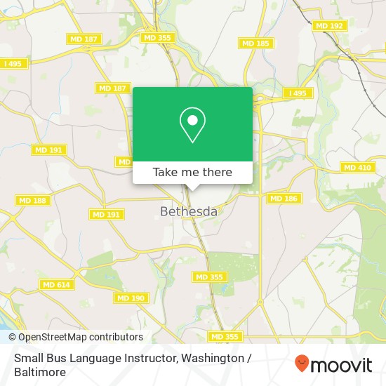 Mapa de Small Bus Language Instructor