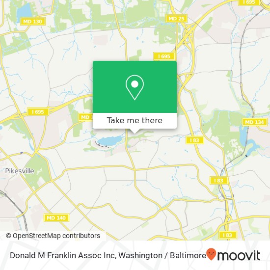 Donald M Franklin Assoc Inc map