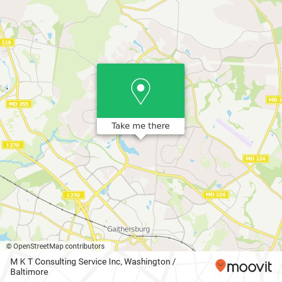 Mapa de M K T Consulting Service Inc