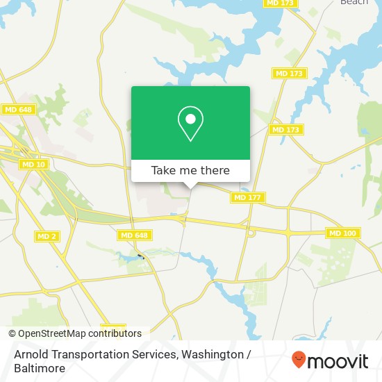 Mapa de Arnold Transportation Services