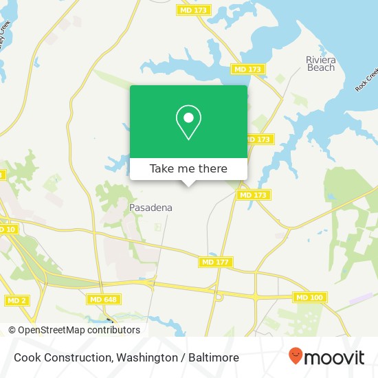 Cook Construction map