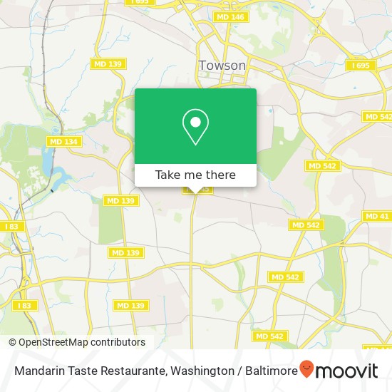 Mapa de Mandarin Taste Restaurante