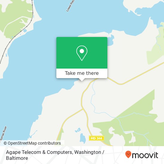 Agape Telecom & Computers map