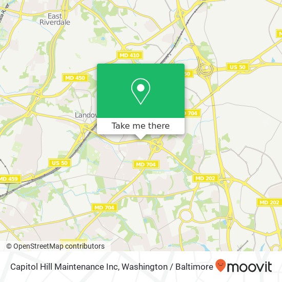 Mapa de Capitol Hill Maintenance Inc