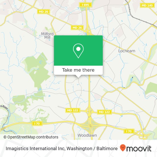 Imagistics International Inc map