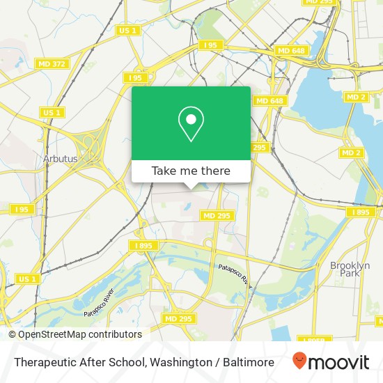 Therapeutic After School map