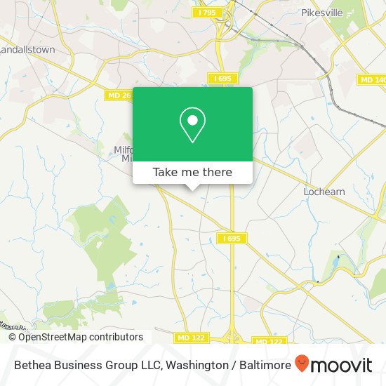 Mapa de Bethea Business Group LLC