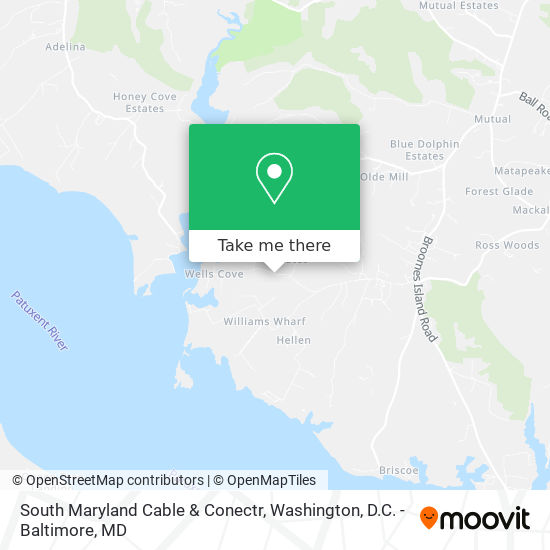 Mapa de South Maryland Cable & Conectr