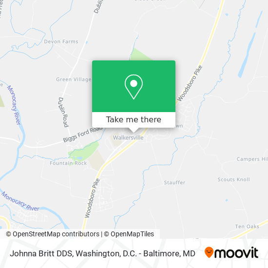 Johnna Britt DDS map