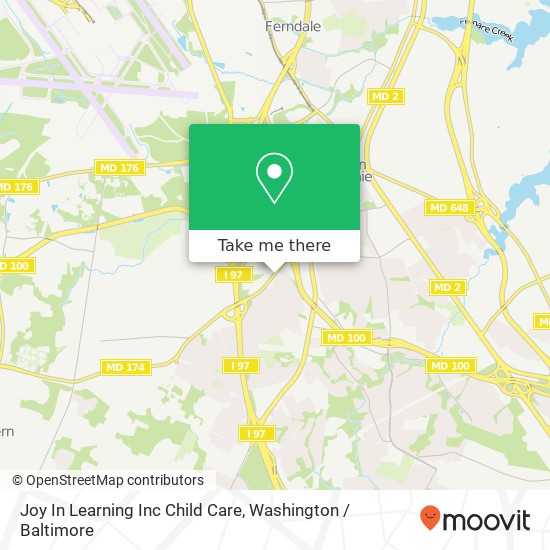 Joy In Learning Inc Child Care map