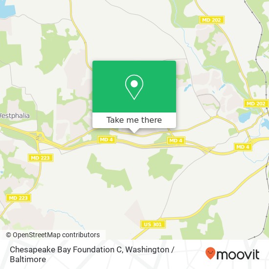 Mapa de Chesapeake Bay Foundation C