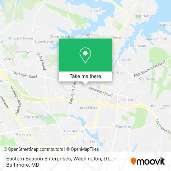 Eastern Beacon Enterprises map