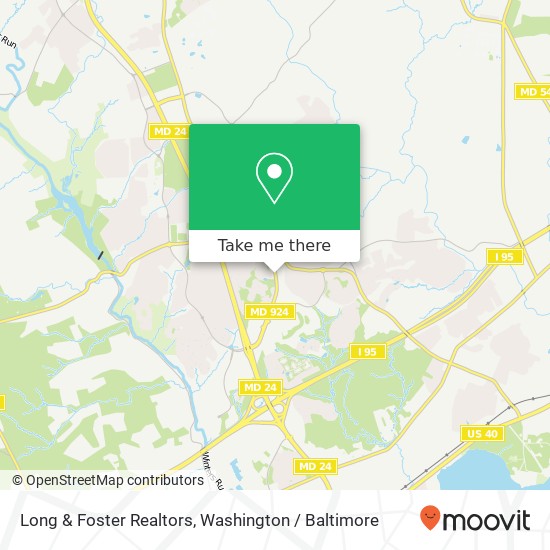 Long & Foster Realtors map