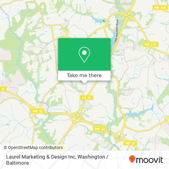 Mapa de Laurel Marketing & Design Inc