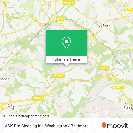 Mapa de A&K Pro Cleaning Inc