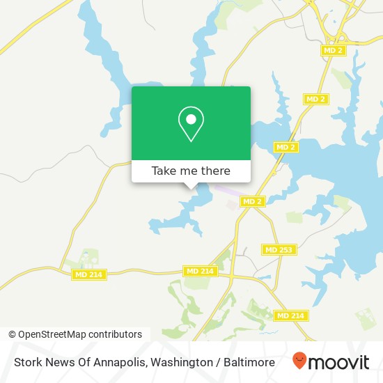 Mapa de Stork News Of Annapolis