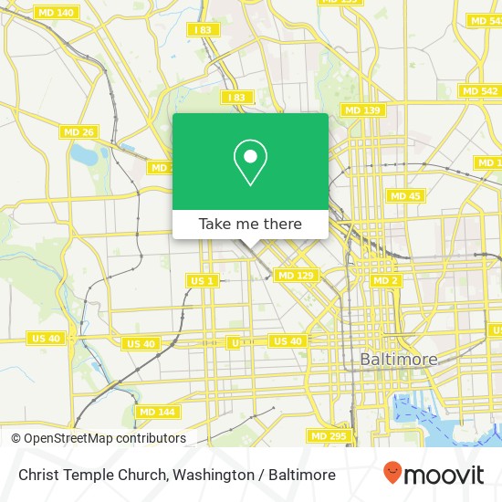 Mapa de Christ Temple Church