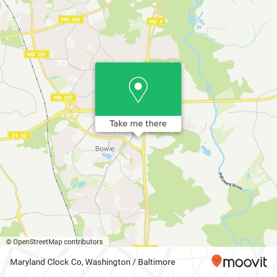 Mapa de Maryland Clock Co