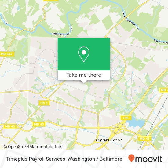 Mapa de Timeplus Payroll Services