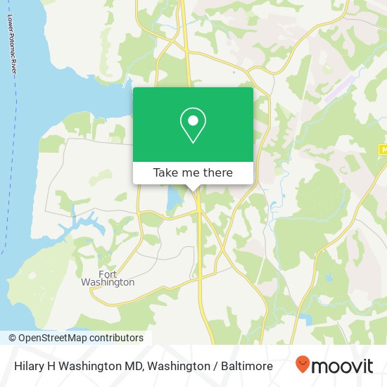 Hilary H Washington MD map
