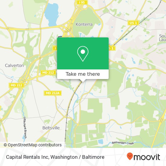 Mapa de Capital Rentals Inc