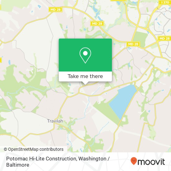 Potomac Hi-Lite Construction map