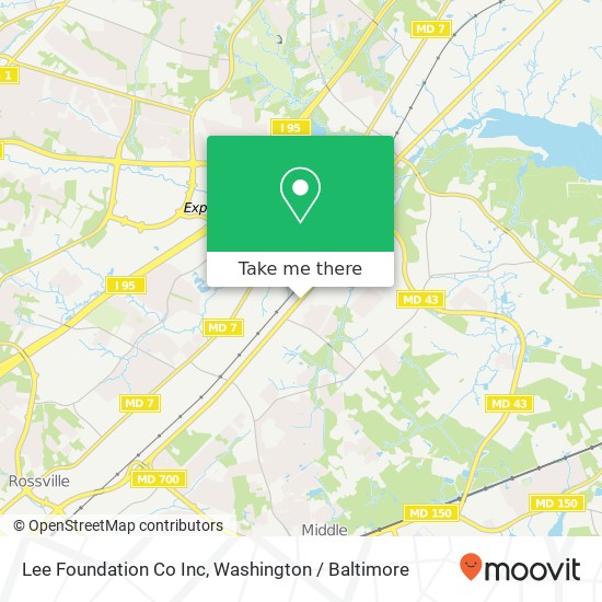 Mapa de Lee Foundation Co Inc
