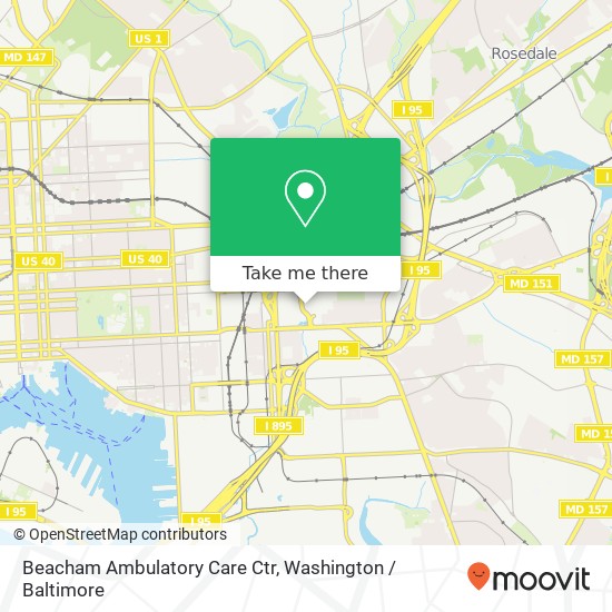 Mapa de Beacham Ambulatory Care Ctr