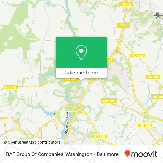 BAF Group Of Companies map