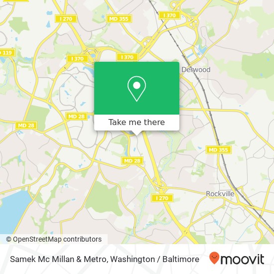 Mapa de Samek Mc Millan & Metro