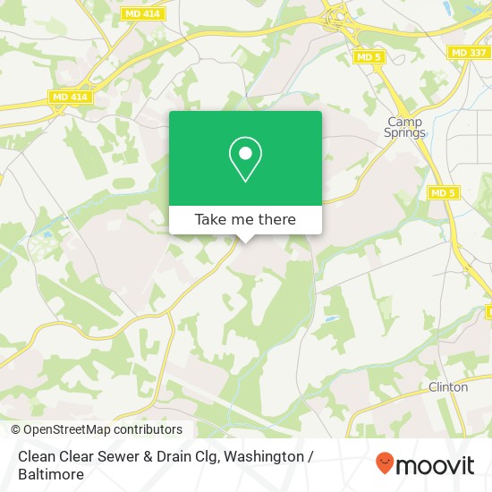 Clean Clear Sewer & Drain Clg map