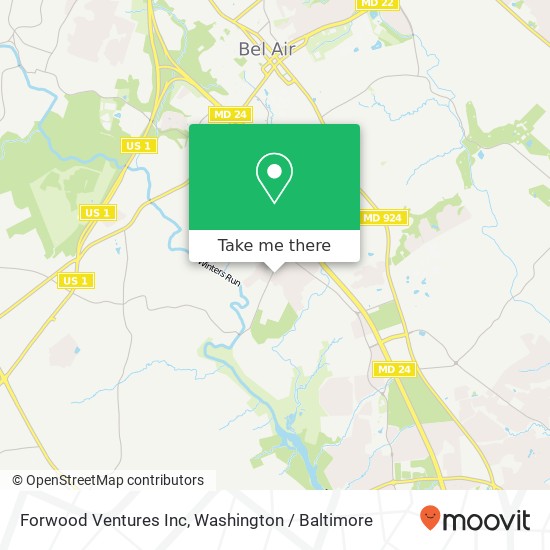 Forwood Ventures Inc map
