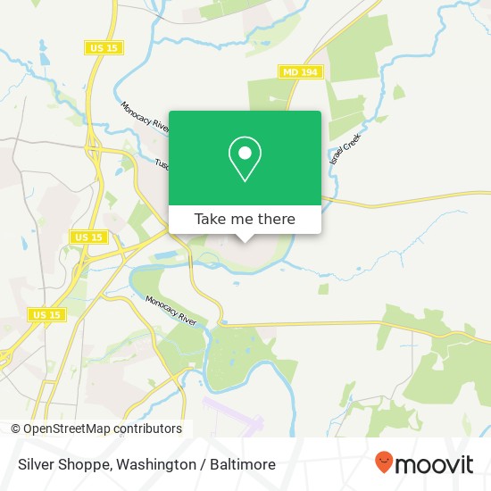 Mapa de Silver Shoppe