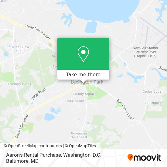 Aaron's Rental Purchase map