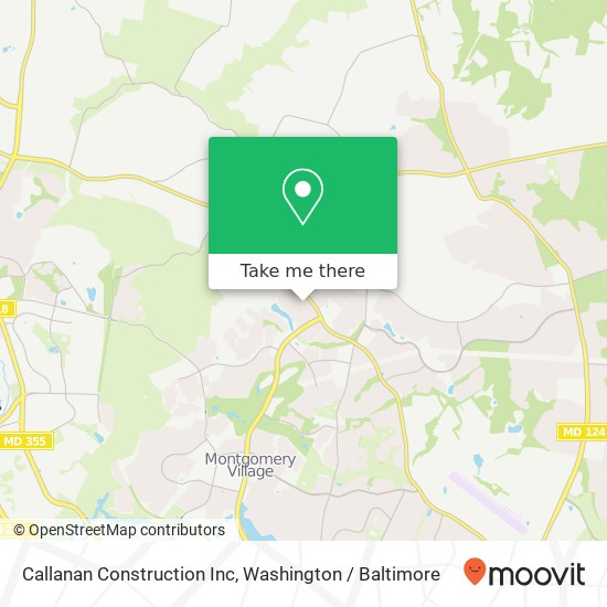 Callanan Construction Inc map