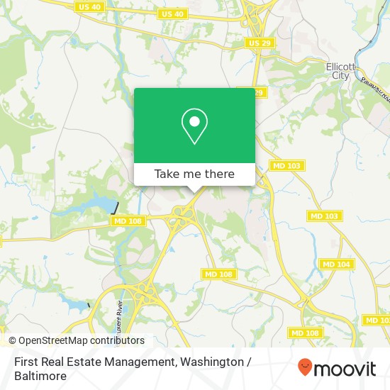 Mapa de First Real Estate Management