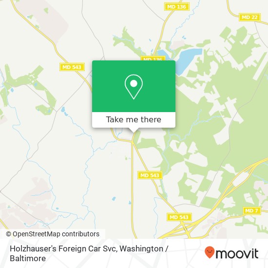 Holzhauser's Foreign Car Svc map