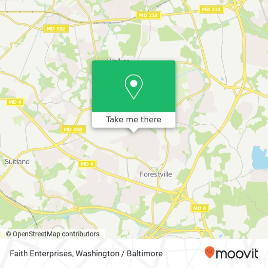 Faith Enterprises map