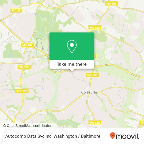 Autocomp Data Svc Inc map