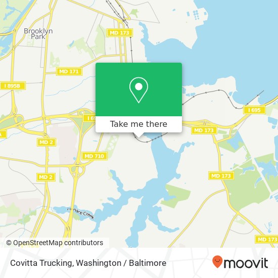 Covitta Trucking map