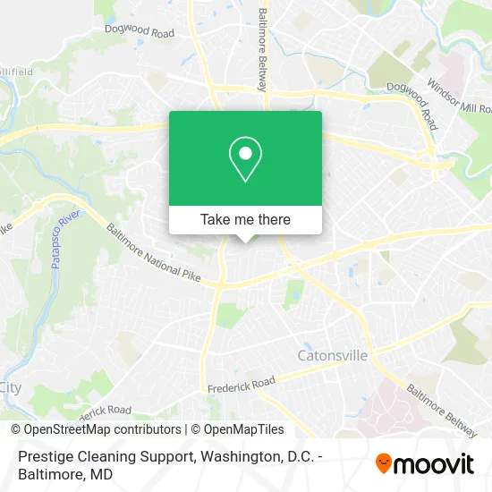 Prestige Cleaning Support map