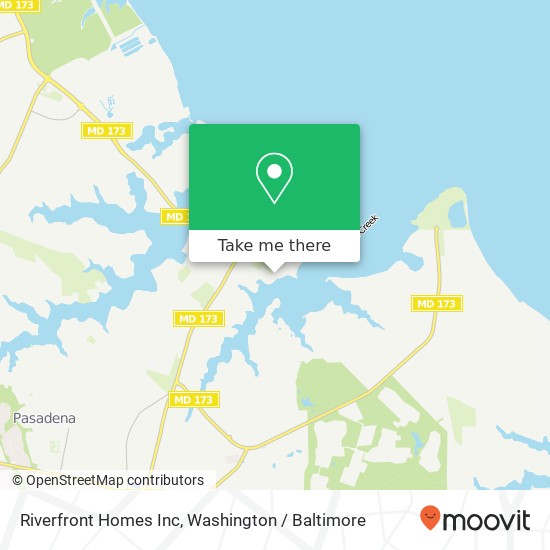 Riverfront Homes Inc map